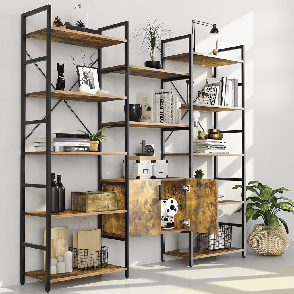 5-Shelf Wood Bookcase Y9209