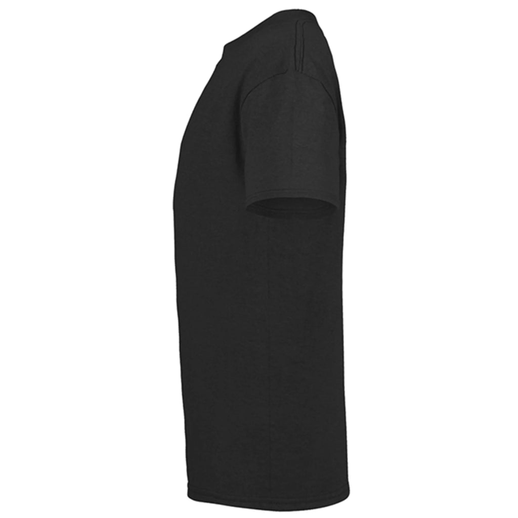 Black Short Sleeve Cotton T-Shirt U96251