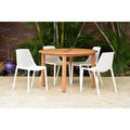 5-Piece Brown Frame Patio Set K920956