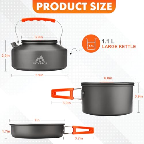 17 Pc Camping Cookware Kit G8031