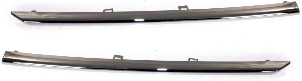 Toyota Camry Fog Light Cover 2012 2013 2014 Driver & Passenger Side Pair Chrome O2174