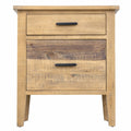 Reclaimed Wood Filing Cabinet with Two Drawers I493