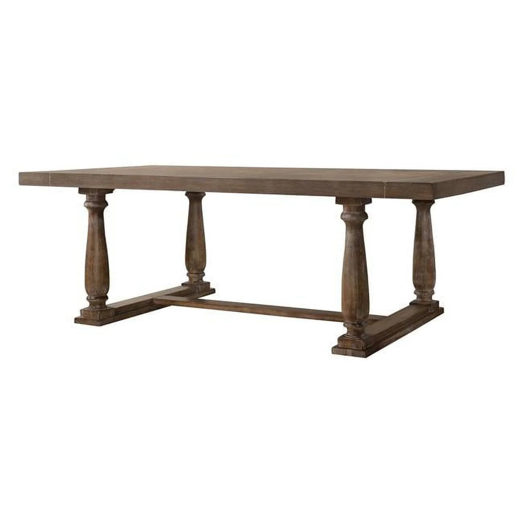 Weathered Oak Dining Table M9089