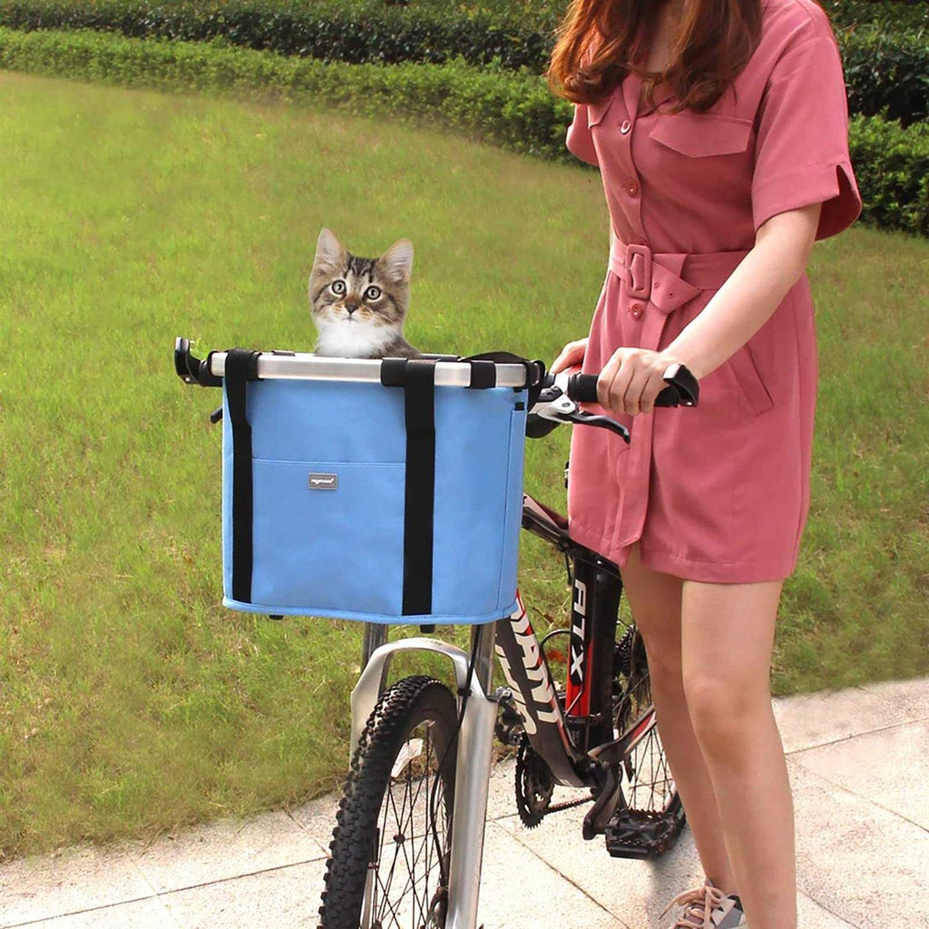 Folding Detachable Bicycle Handlebar Basket K414924