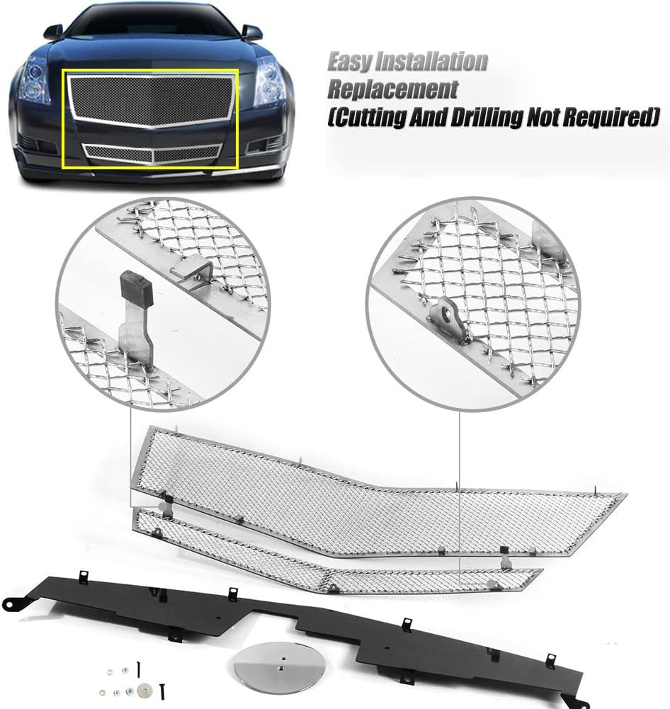 Stainless Steel Mesh Grille Grill Insert Combo M78933