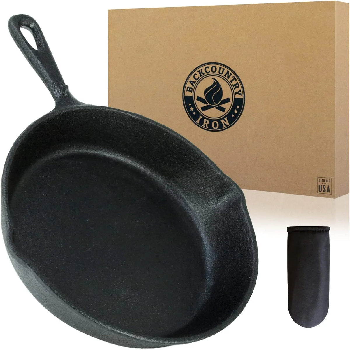 6-1/2 Inch Pre-Seasoned Cast Iron Skillet U61751