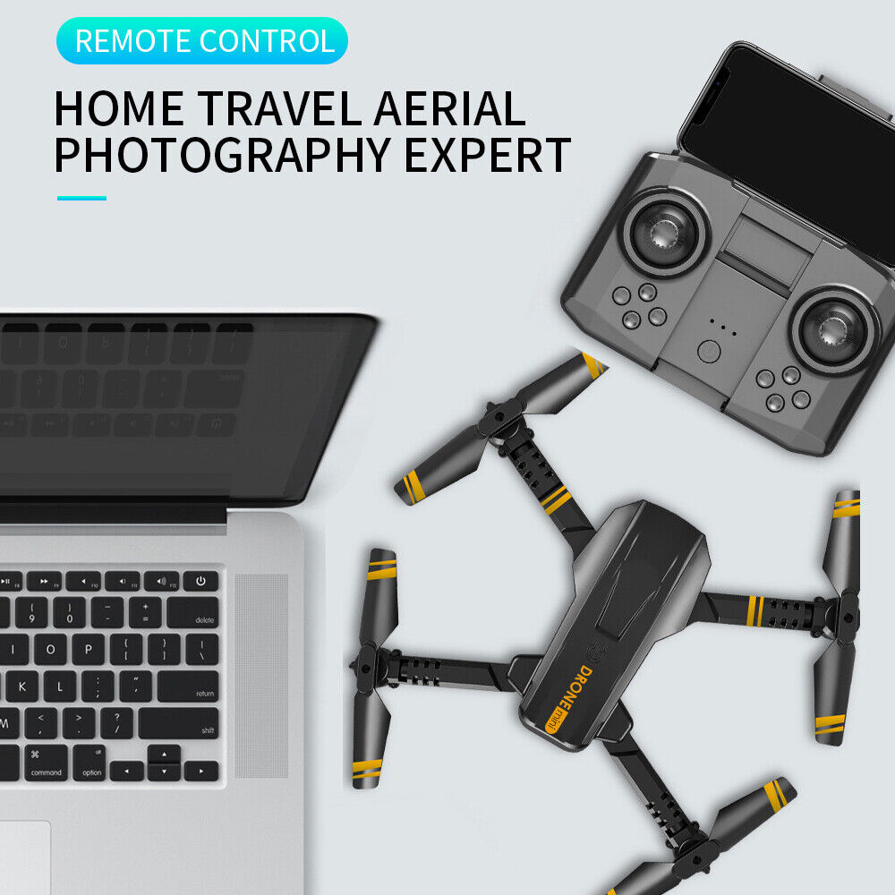 4K HD Dual Camera FPV Foldable Quadcopter with 3 Battery Y996290