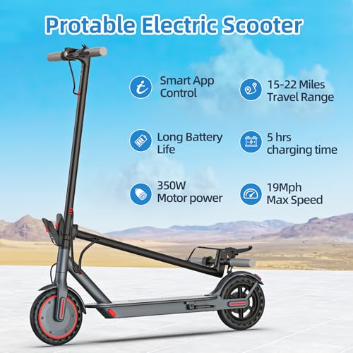 350W Electric Folding Scooter with 8.5" Solid Tires A27823