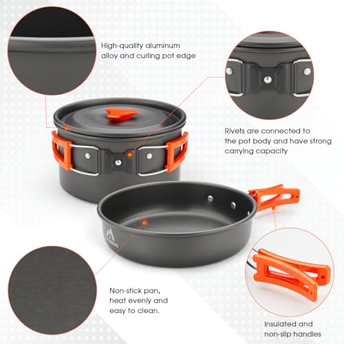 17 Pc Camping Cookware Kit G8031