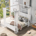 Queen Size Canopy Bed with Headboard and Footboard G393269