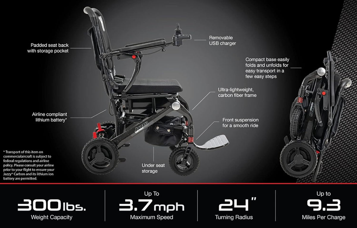 Black Power Chair V5865