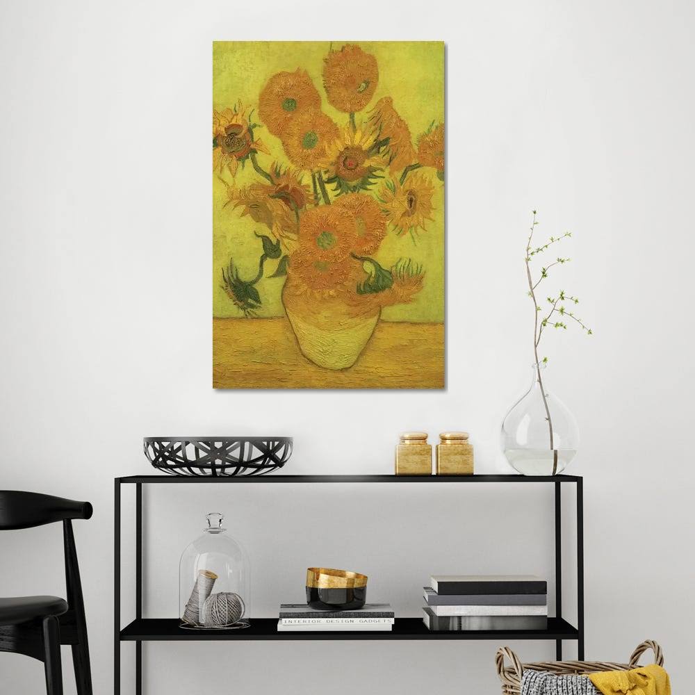 Van Gogh Sunflowers 1889 Canvas Art Print X32640