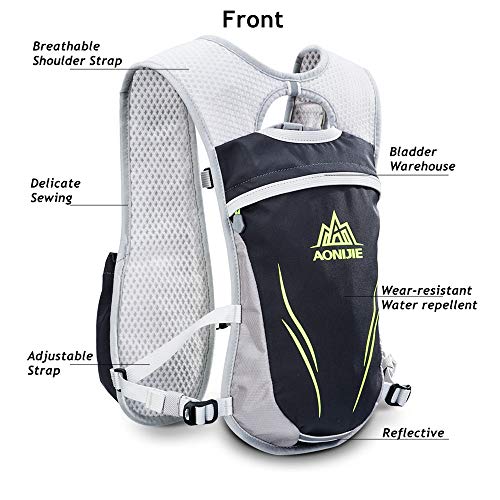 5.5L Trail Running Vest with 2L Bladder Reservoir Y588