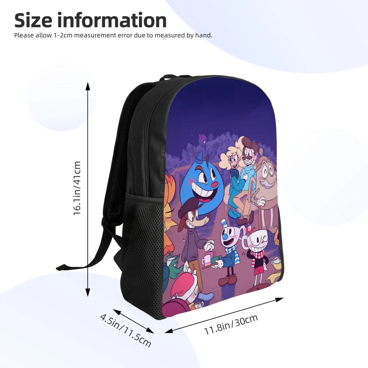 Mugman Backpack Lightweight Unisex Daypack Bookbag Laptop Satchel Rucksack H50682