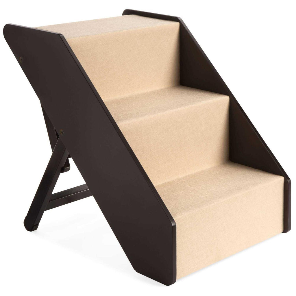 Foldable Adjustable Wooden Pet Stairs N1654
