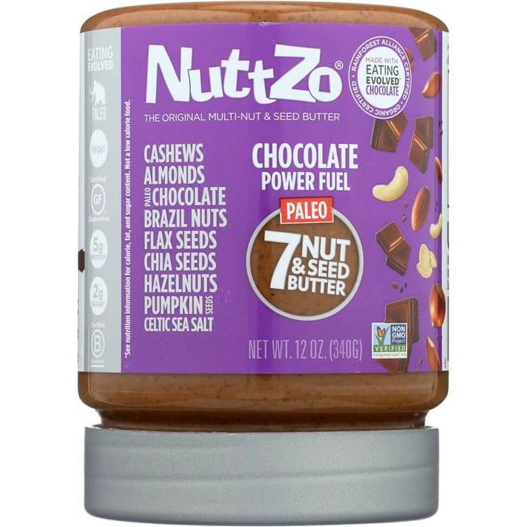 Organic Paleo Chocolate Smooth Nut Butter Spread, 12 oz Jar S1658