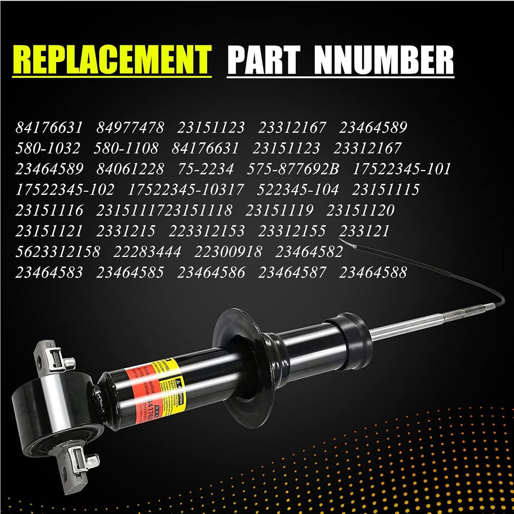 2PCS Front Shock Absorber with Magnetic for Cadillac Escalade Tahoe Suburban Silverado GMC Sierra 1500 Yukon I481