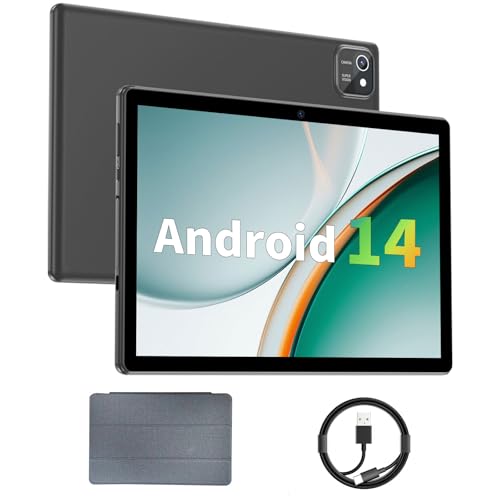 10 inch Android 14 Tablet 6GB RAM 64GB ROM Black L75461