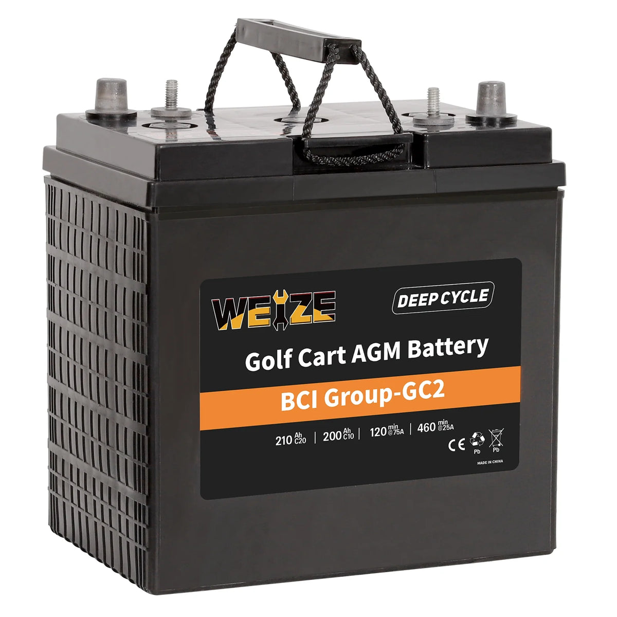 6V 210ah Deep Cycle AGM Battery Z7452