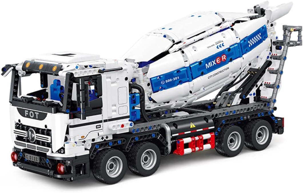 Cement Tanker Truck Building Kit Y12547