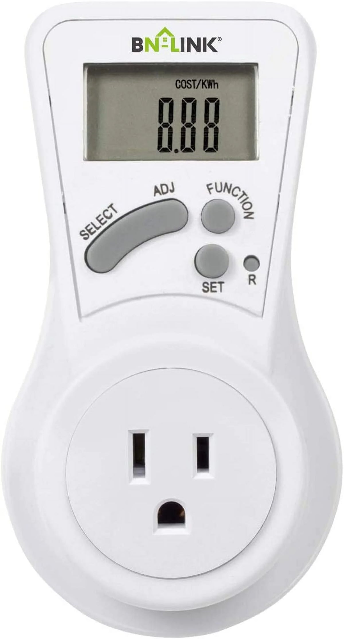 LCD Plug in Power Energy Meter Voltage Amps Electricity Usage Monitor W69110