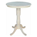Unfinished Wood Bar Table I59519