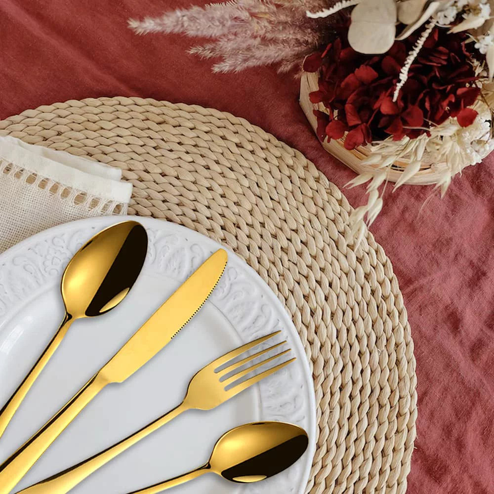 24 Piece Stainless Steel Silverware Set M793
