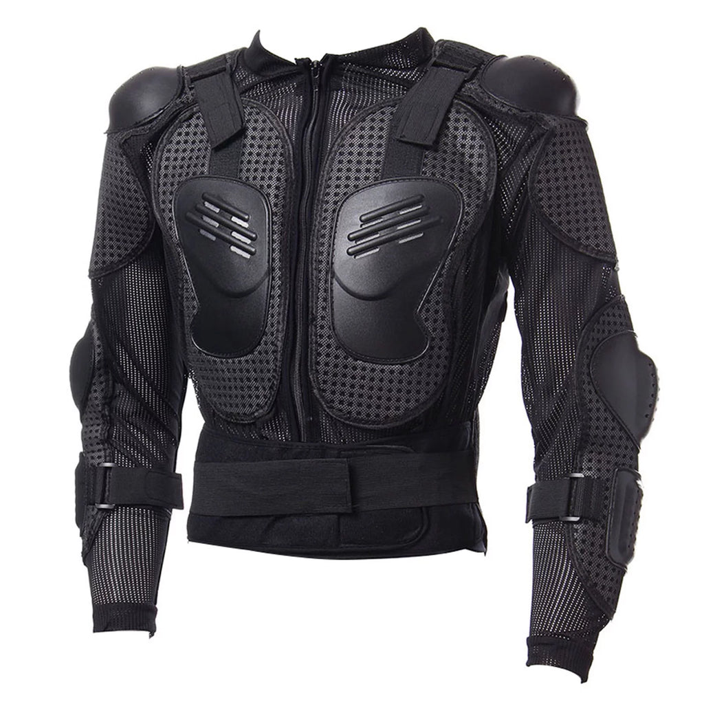 Full Body Motorcycle Riding Jacket with Armor Spine Shoulder Chest Protection P1717