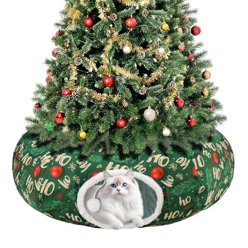 Grey Fluffy Plush Cat Tunnel Bed A7983