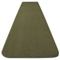 Skid-Resistant Carpet Runner Olive Green 10 ft. x 48 in. L49641