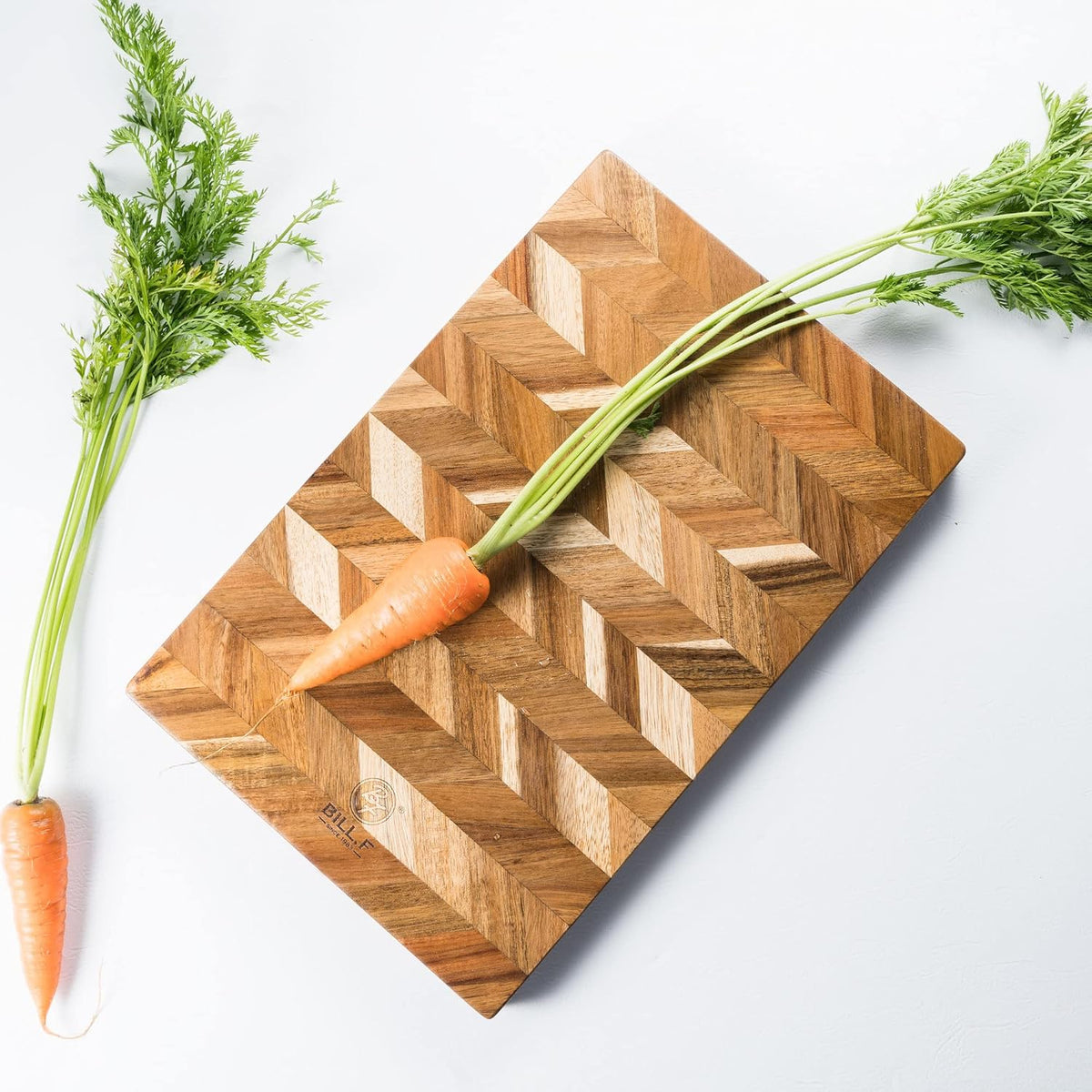 14x9 inch Acacia Wood Cutting Board, Pack of 2 J275345