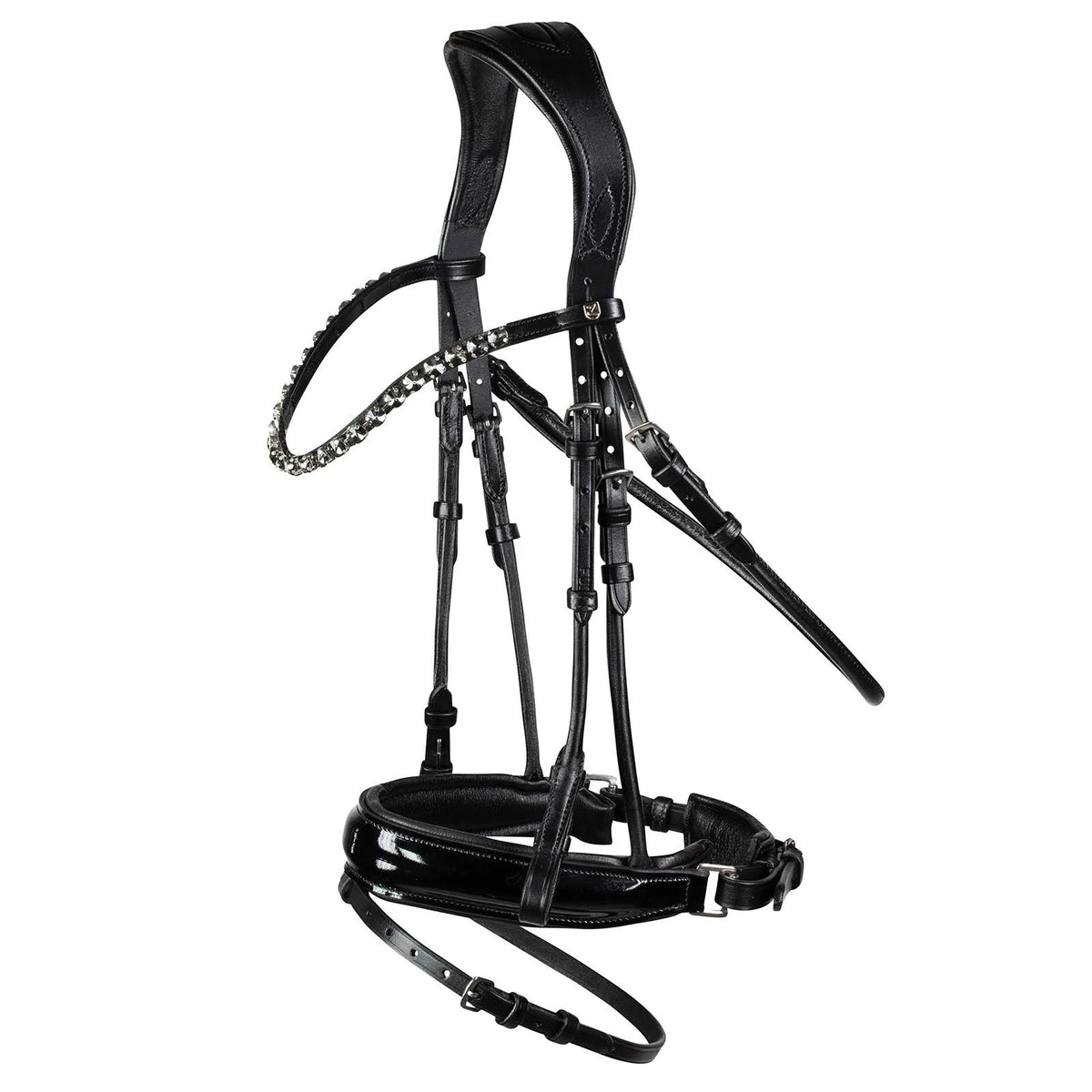 Black Warmblood Bridle I99365