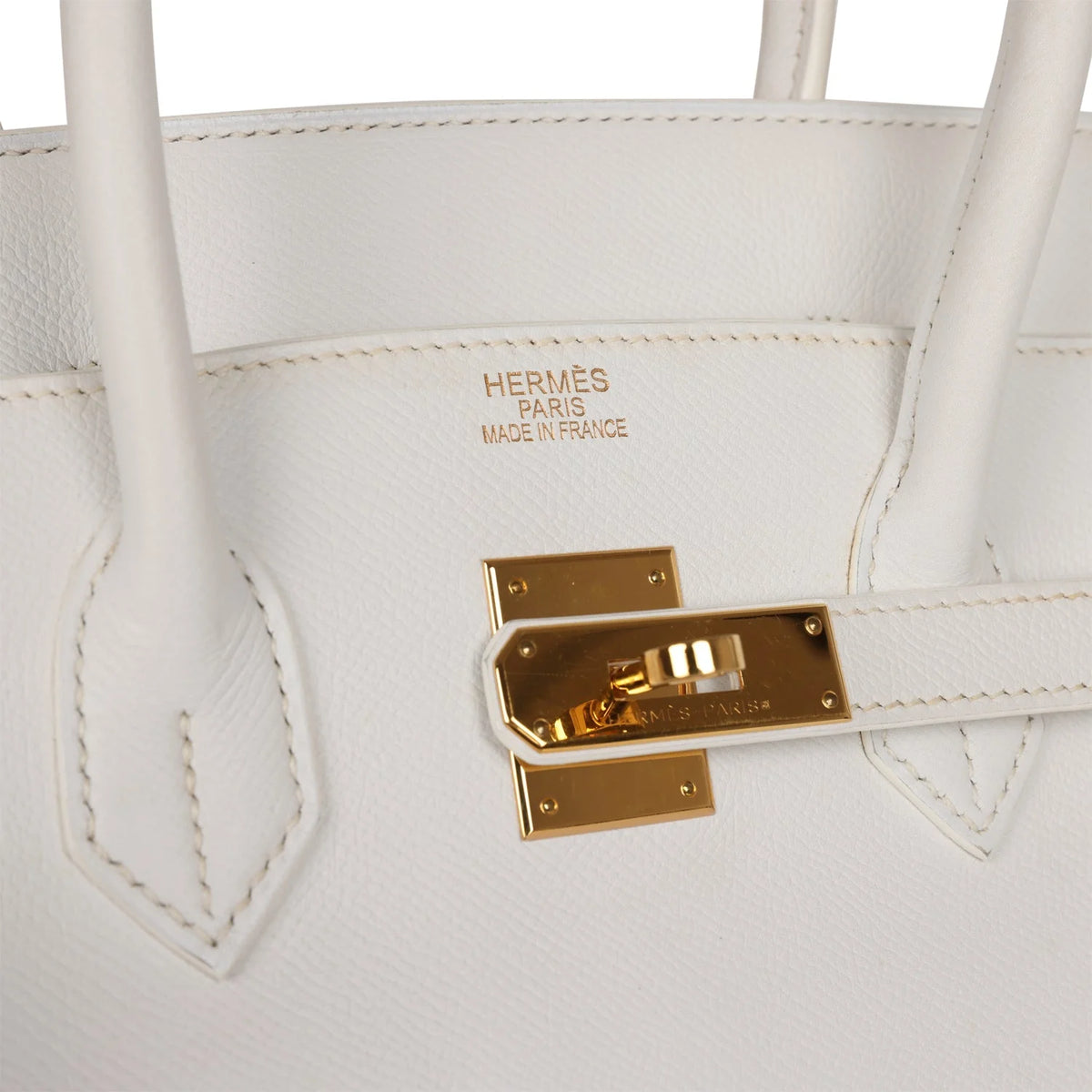 White Epsom Leather Handbag B46359
