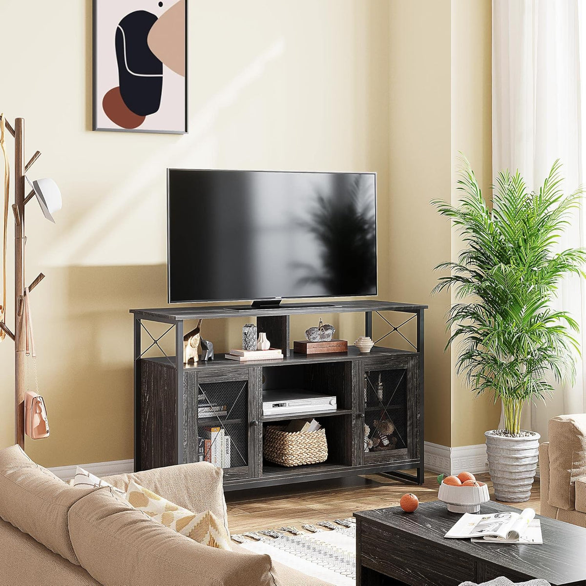 55 inch TV Stand with Storage Cabinet S40394