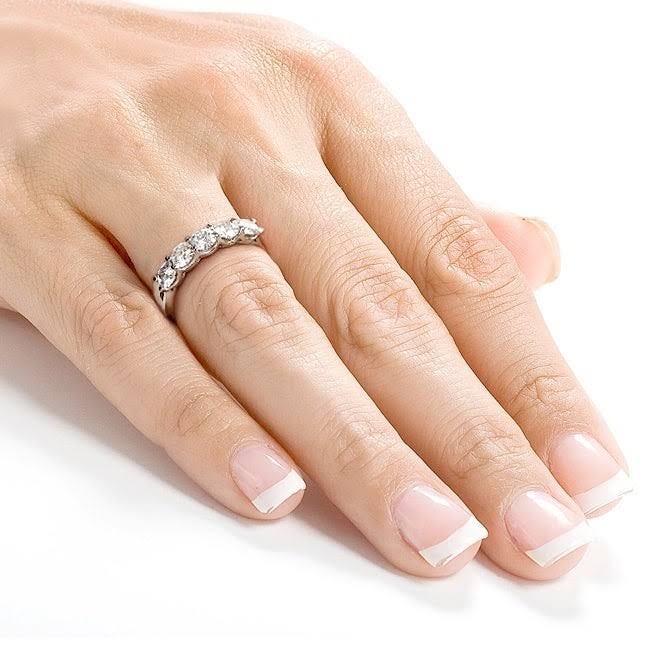 14K White Gold Bridal Wedding Band S592821
