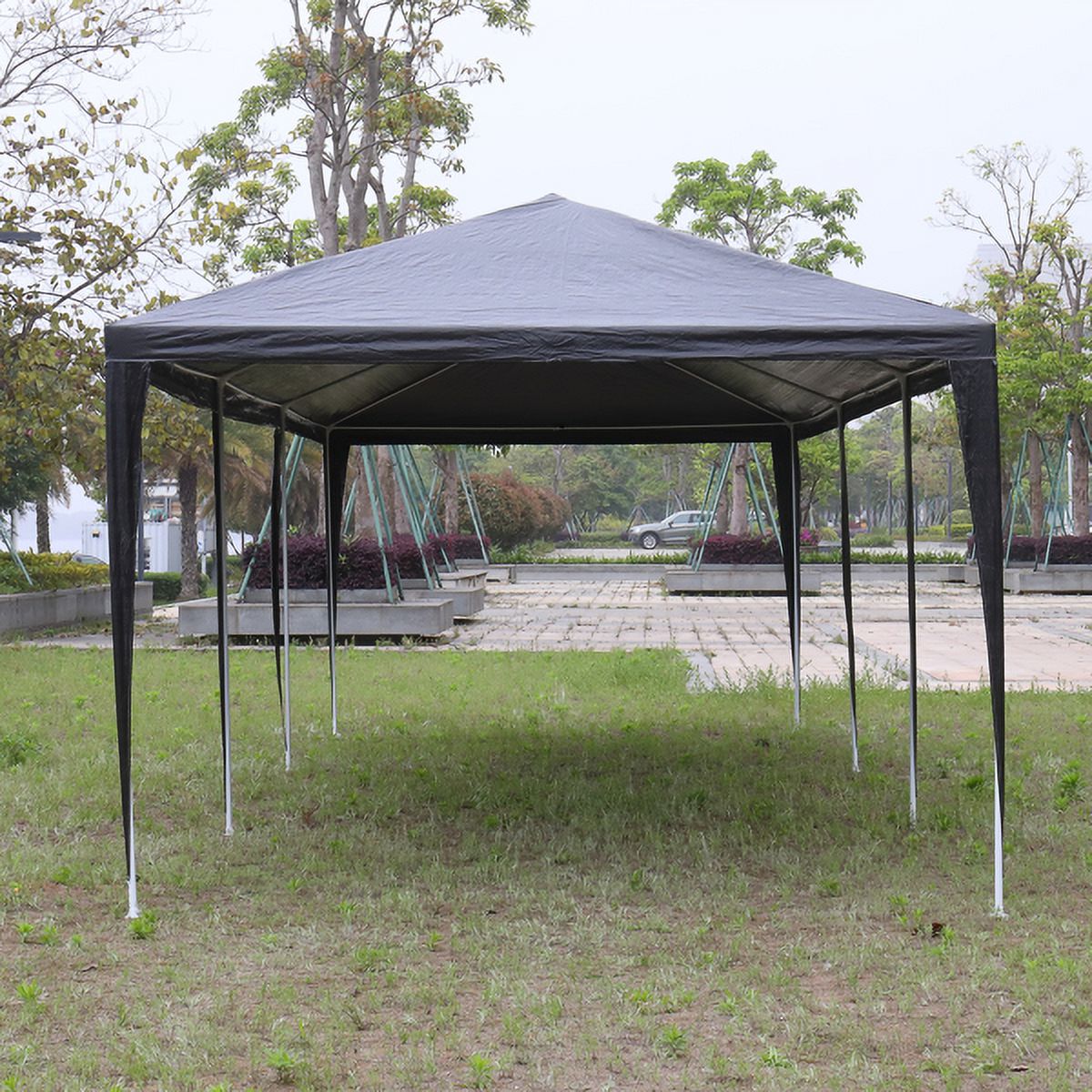 Black 10'x30' Outdoor Party Tent with 8 Removable Sidewalls I11224