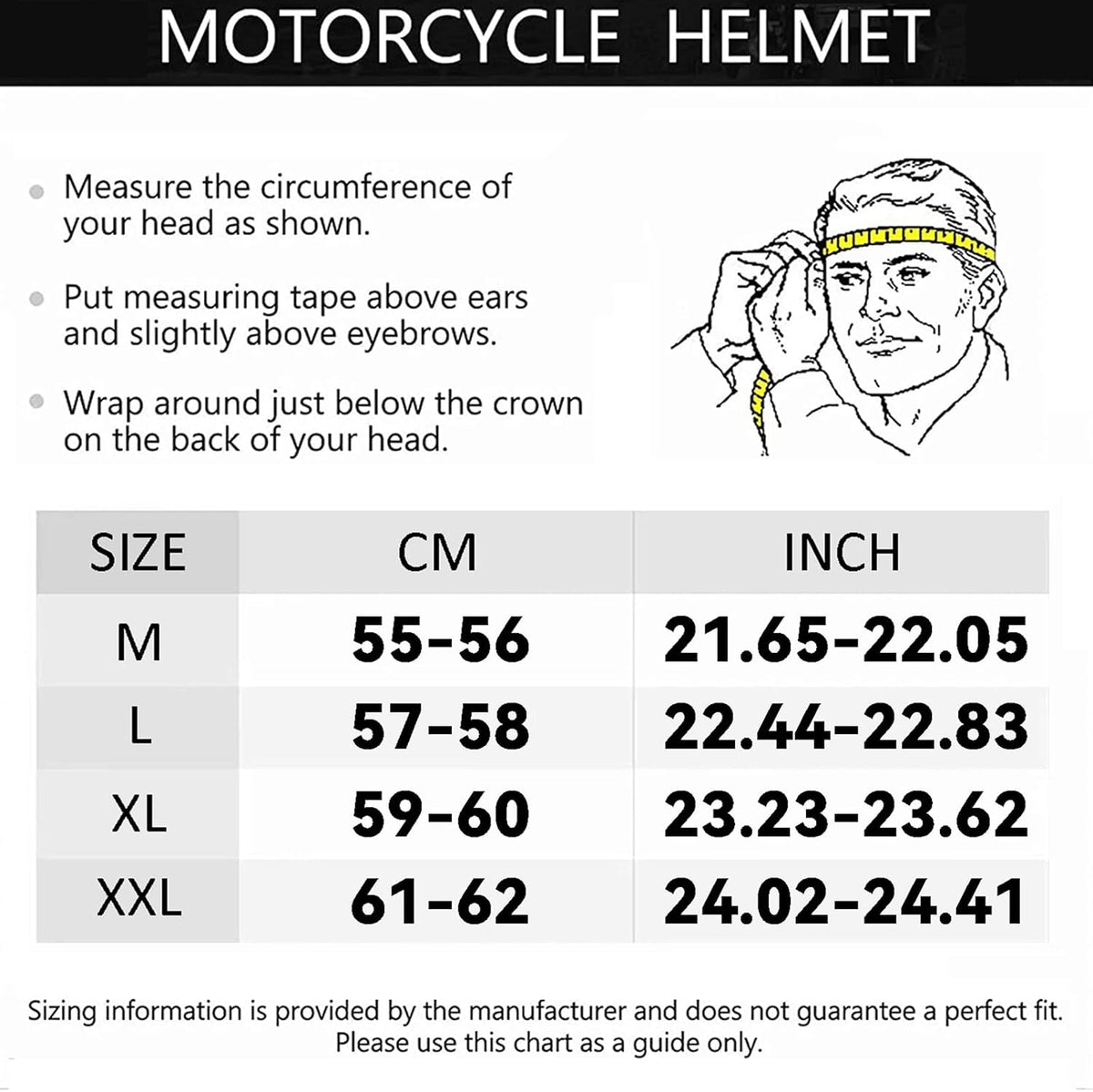 Full Face Flip Up Modular Dual Visor Motorcycle Helmet U136