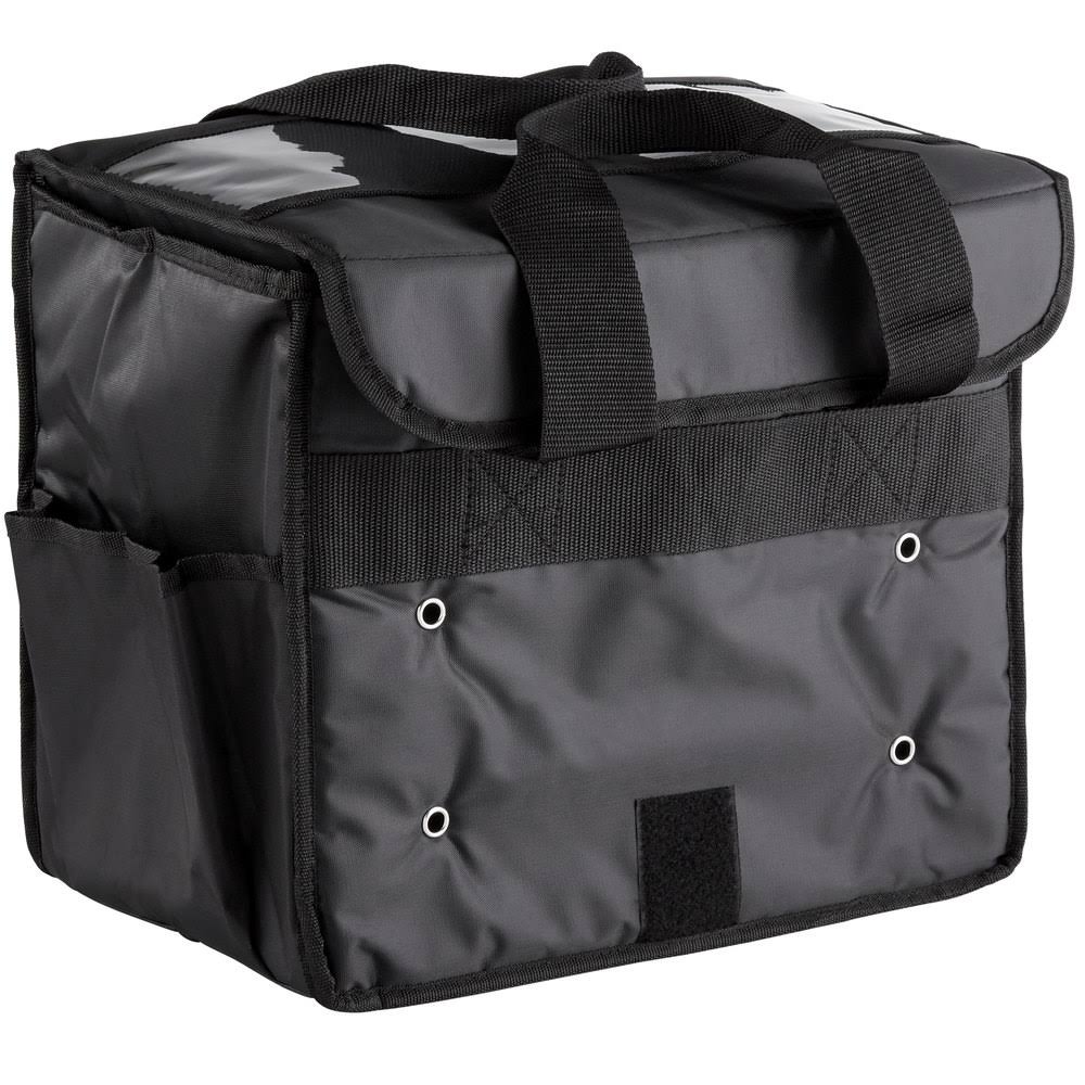 Black Polyester Take-Out Delivery Bag P459625