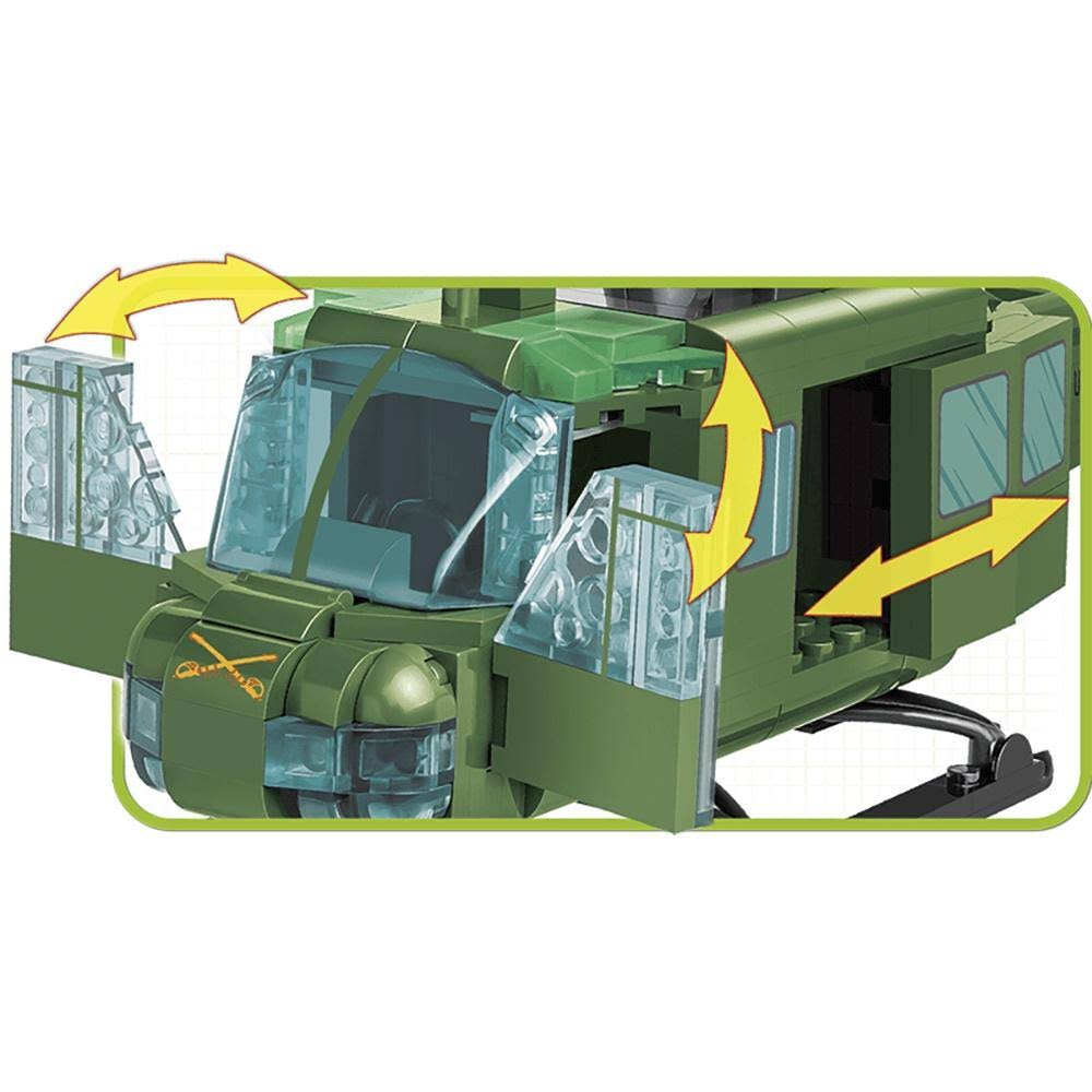 410 Pieces Vietnam War Air Cavalry Building Set D7661