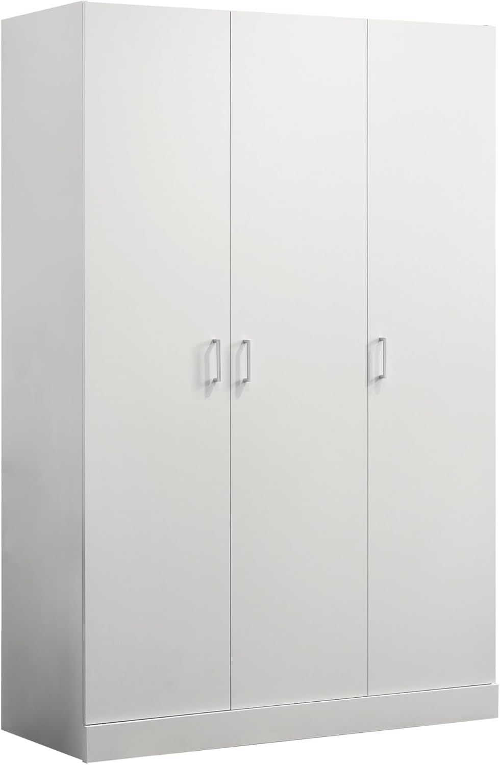 White 3 Doors Wooden Armoire Wardrobe W9596