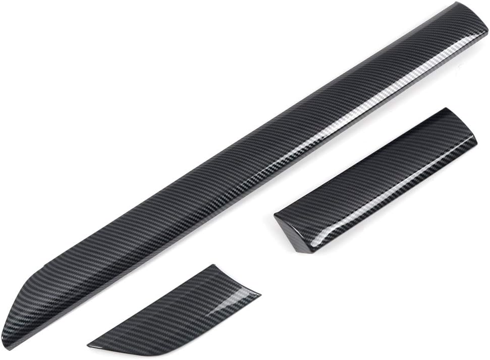 Toyota Tundra 2014-2021 Center Console Trim ABS Carbon Fiber Grain 3pcs F30688