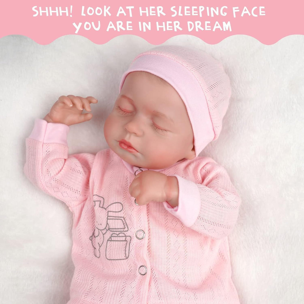 18 Inch Soft Body Realistic Reborn Baby Doll Z9368