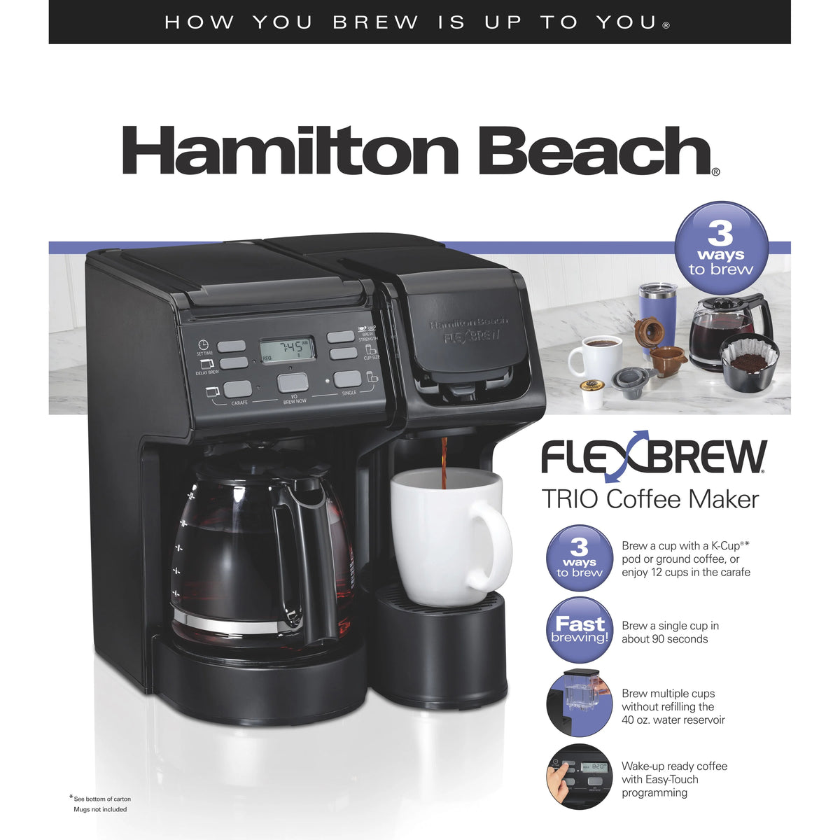 Black Coffee Maker D7326