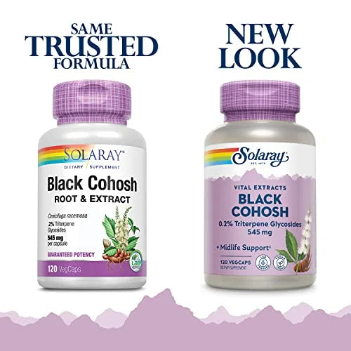 Black Cohosh Root & Extract 545mg 120 VegCaps U580273