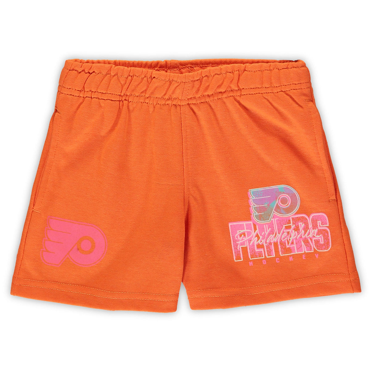 Toddler White/Orange T-Shirt & Shorts Set P655