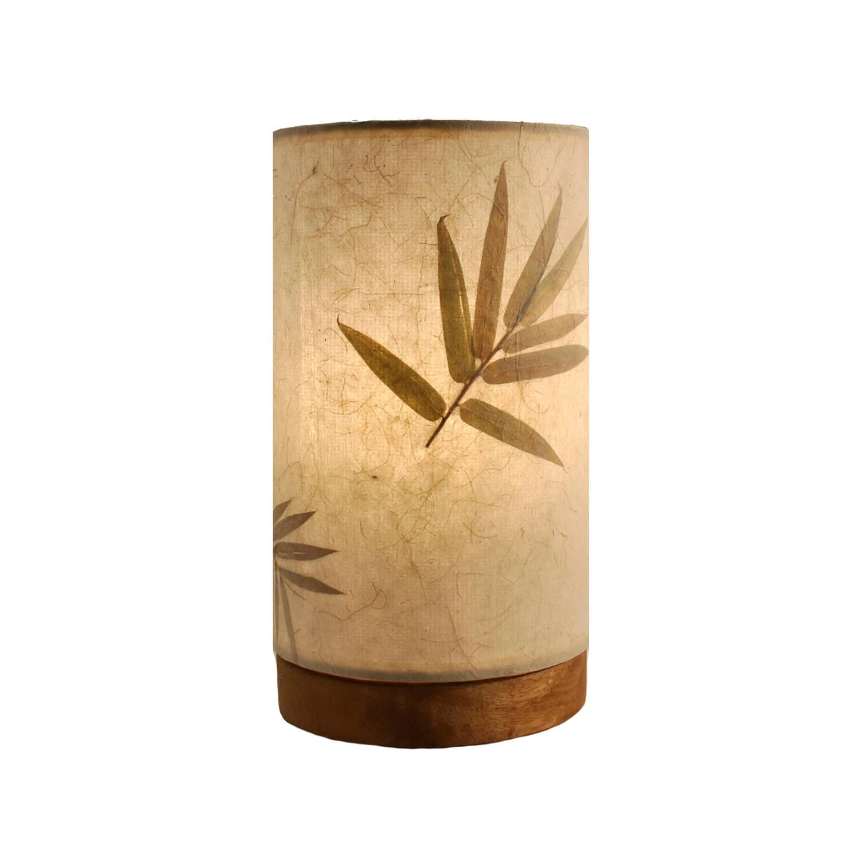 Bamboo Paper Cylinder Mini Table Lamp Y601