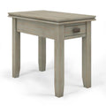Gray Wood Narrow Side Table L7663