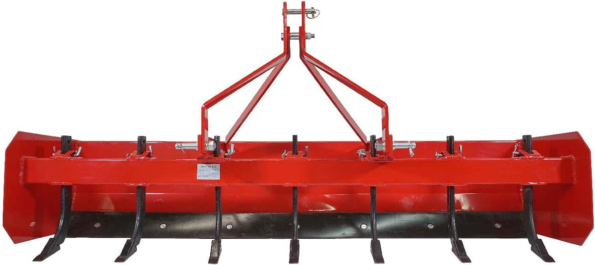4' - 7' Box Blade Tractor Attachment Category 1 Cat 0 Scarifier Shank W120