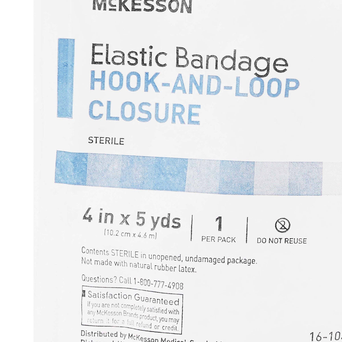 Sterile Elastic Bandage, 4 inch x 5 Yard, White; Case of 36 S1733