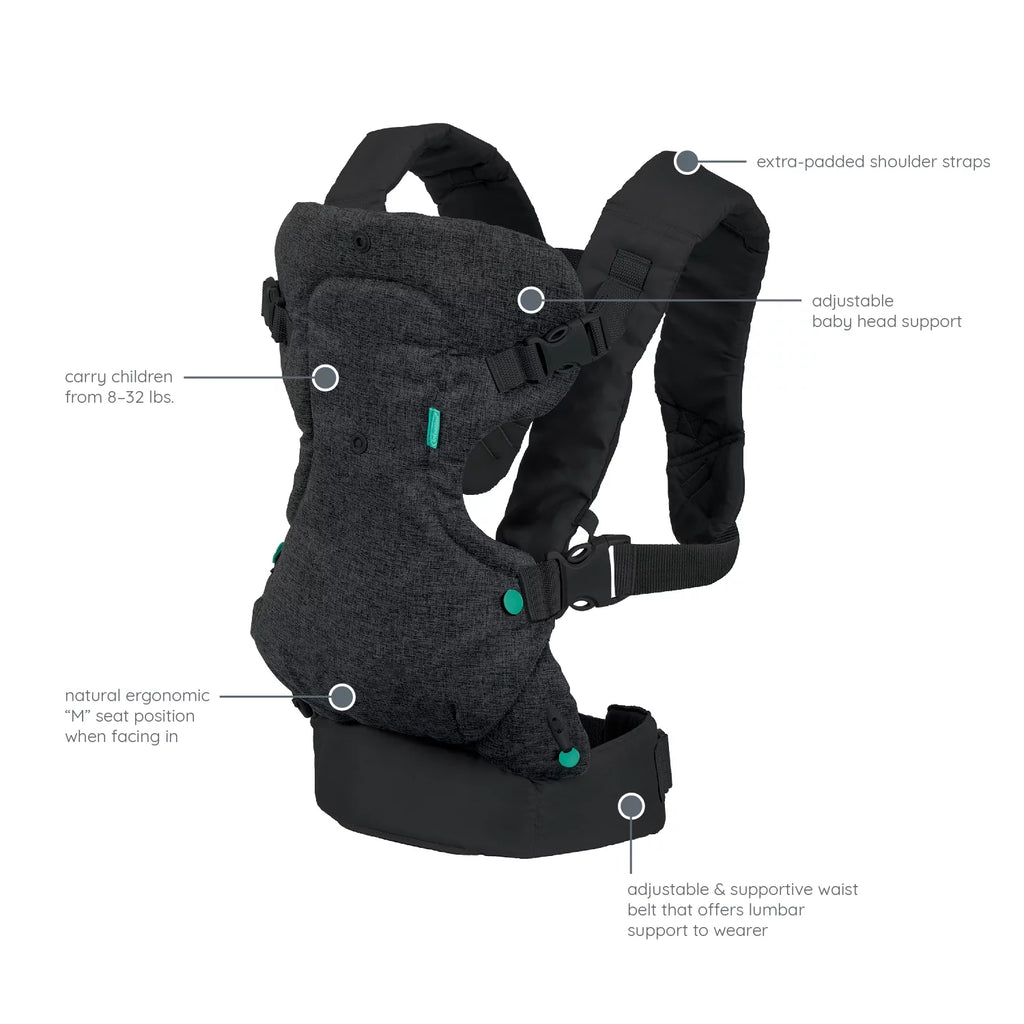 Convertible Baby Carrier 4-Position 8-32lbs Sandy Tan W11142